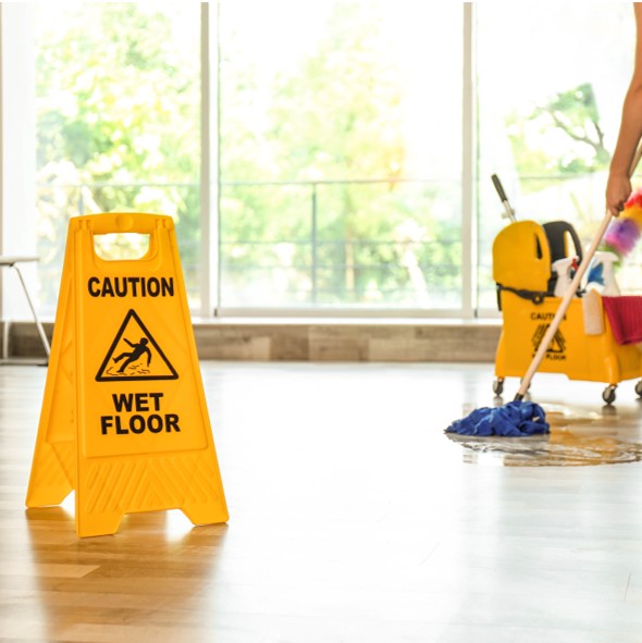 Wet Floor Cleaning Sign